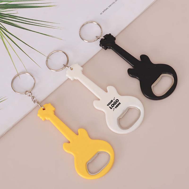 Guitar Bottle Opener Keychain