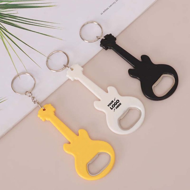 Guitar Bottle Opener Keychain