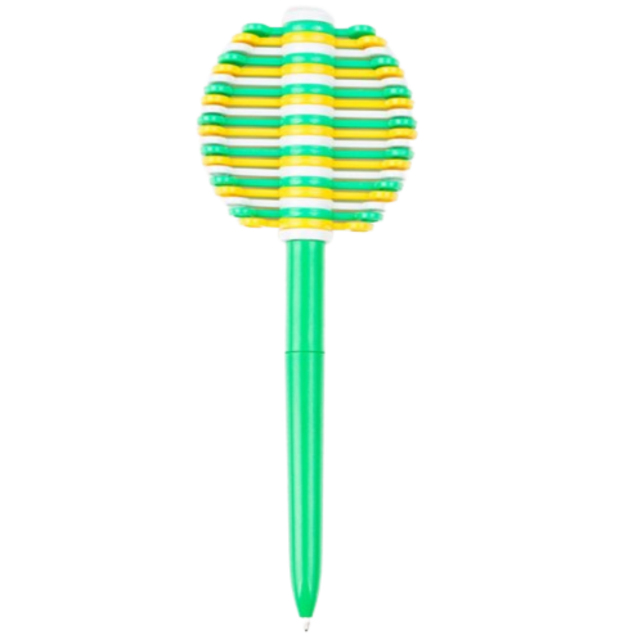 Lollipop Shaped Rotary Plastic Ballpoint Pen
