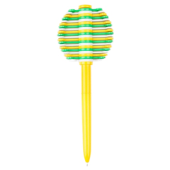 Lollipop Shaped Rotary Plastic Ballpoint Pen