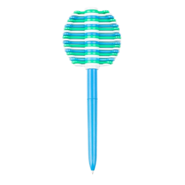 Lollipop Shaped Rotary Plastic Ballpoint Pen