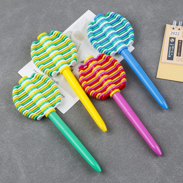 Lollipop Shaped Rotary Plastic Ballpoint Pen