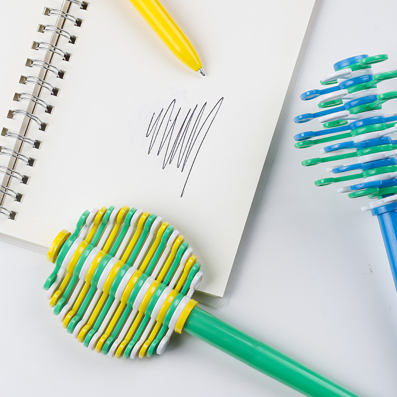 Lollipop Shaped Rotary Plastic Ballpoint Pen