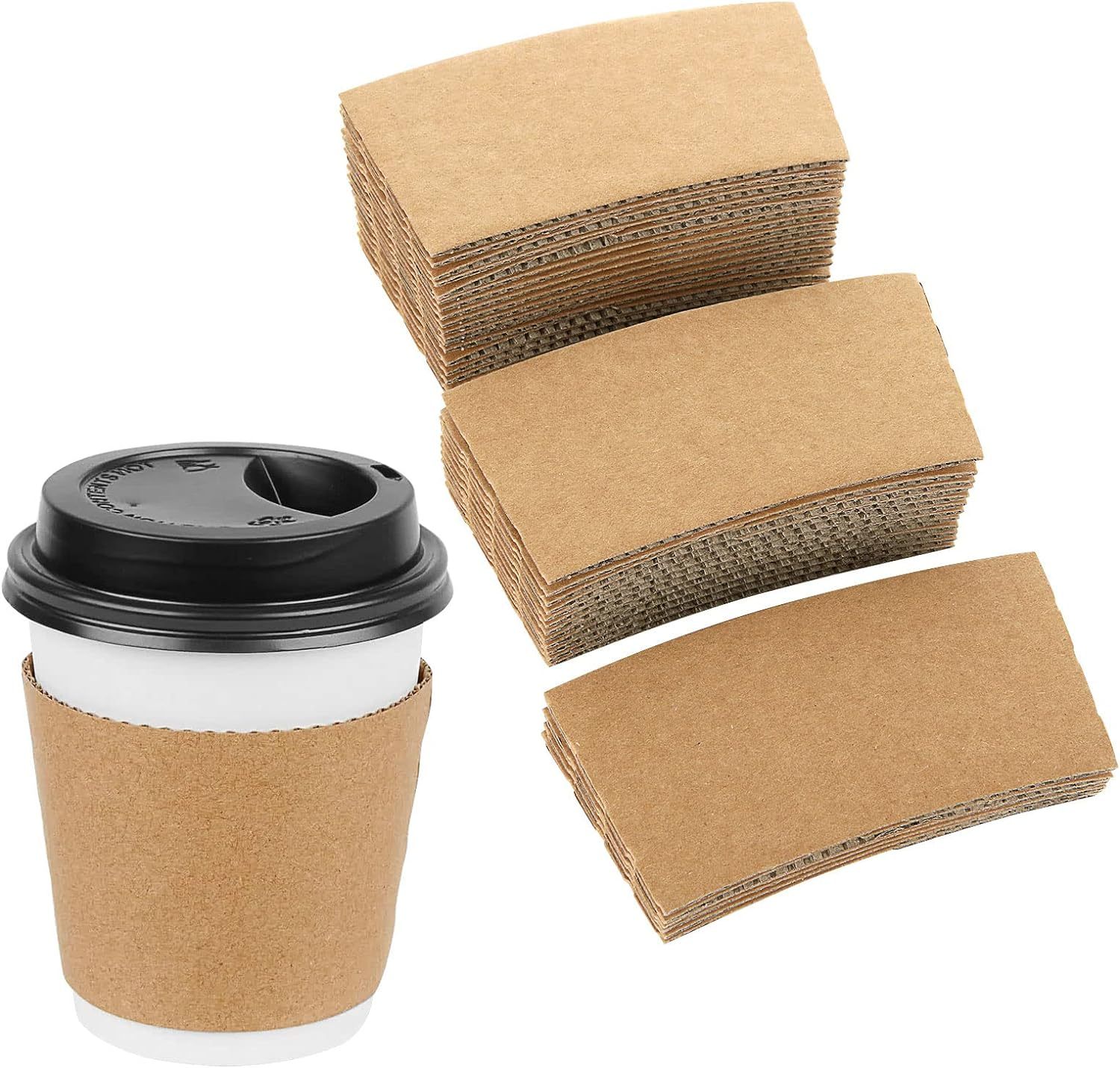 Natural Kraft Cup Sleeves