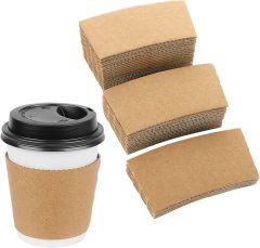 Natural Kraft Cup Sleeves