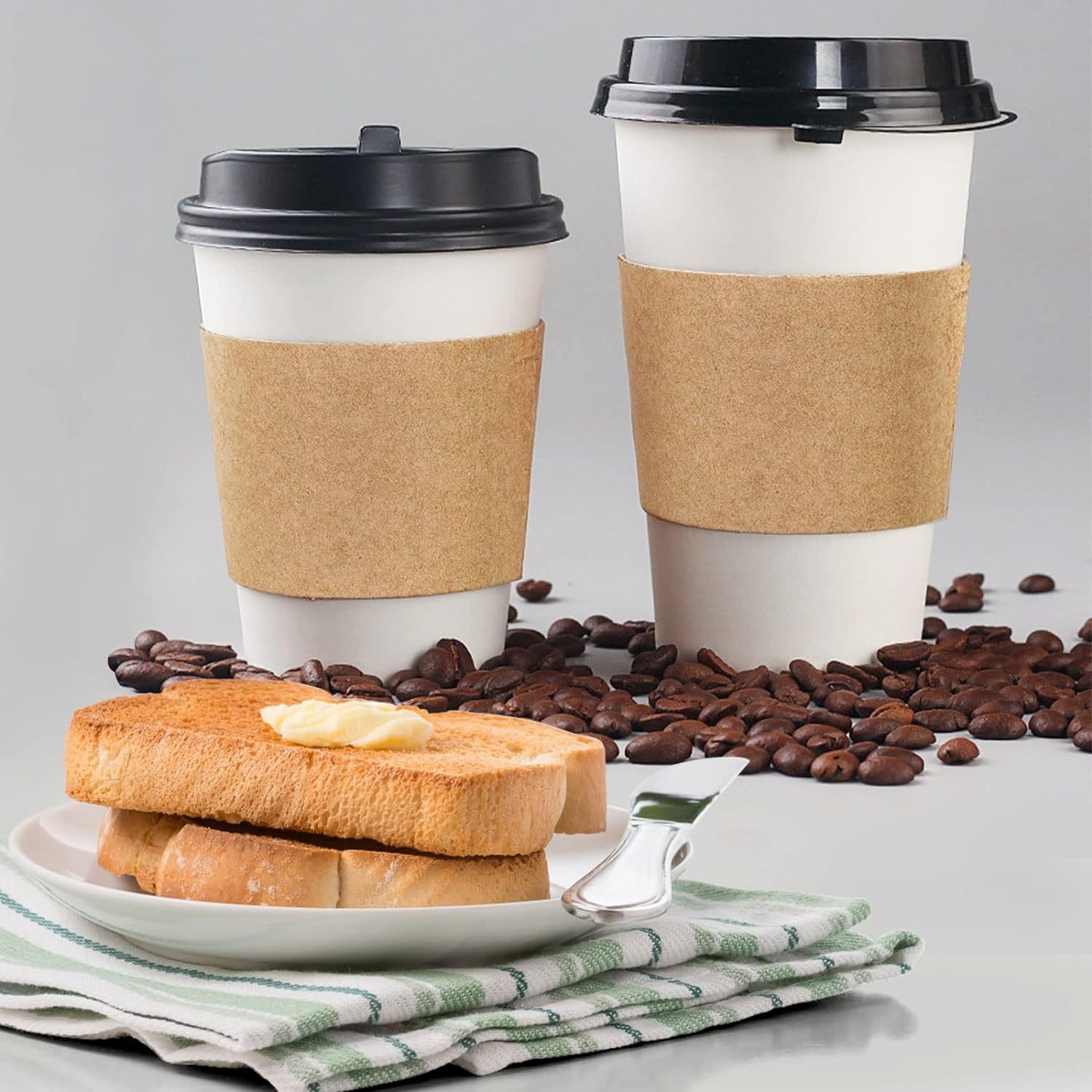 Natural Kraft Cup Sleeves