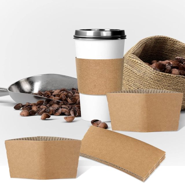 Natural Kraft Cup Sleeves