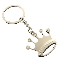 Personalized Crown Keychain With Diamonds