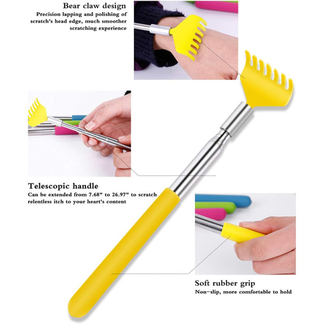 Retractable Stainless Steel Tickle