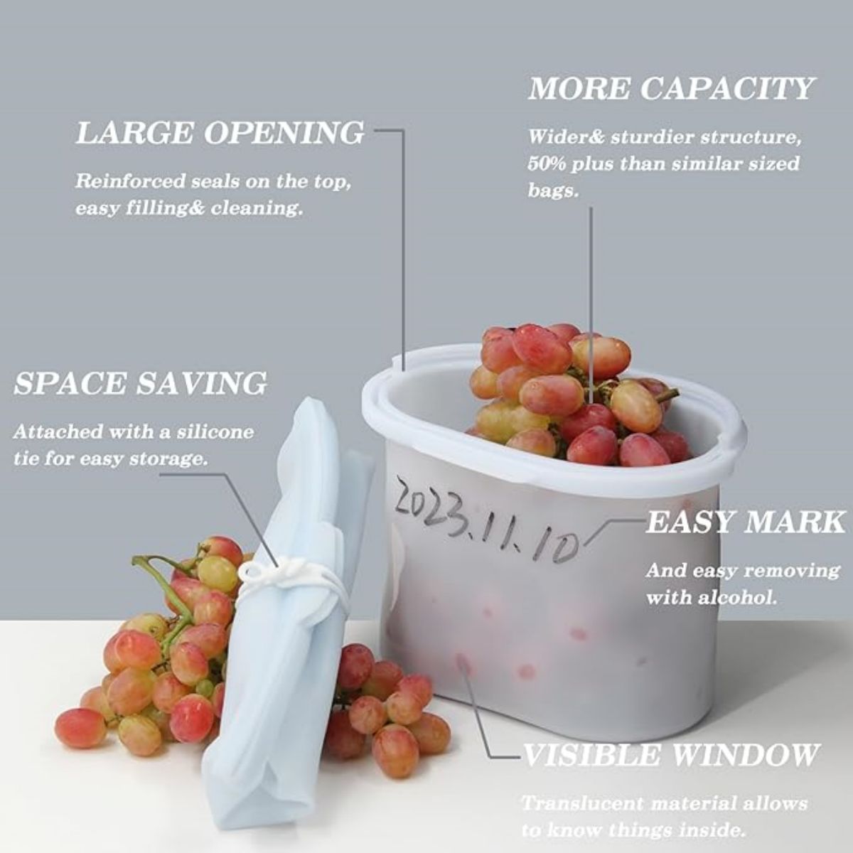 Silicone Food Storage Bag