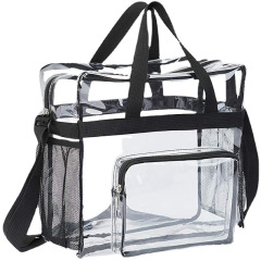 Clear Tote Lunch Bag with Reinforced Straps
