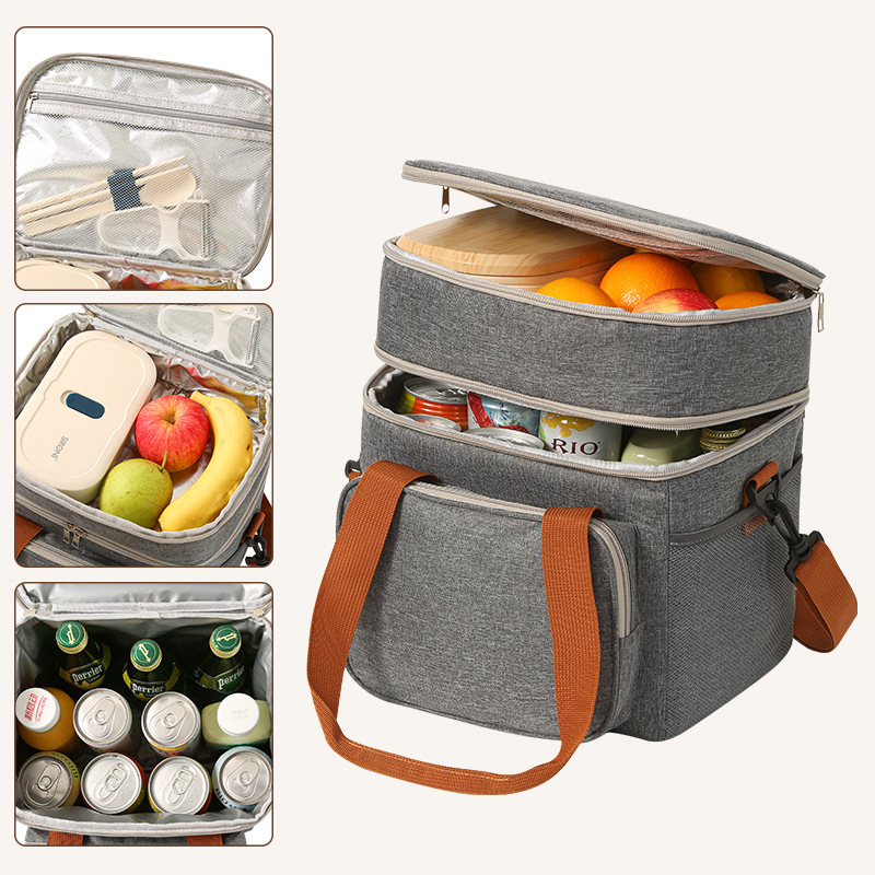 Double Deck Lunch Bag