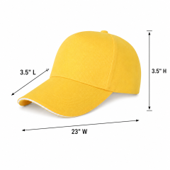 Outdoor Polyester Structured Baseball Cap Sun Hat