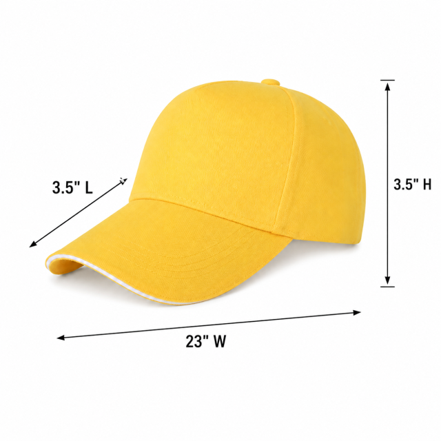 Outdoor Polyester Structured Baseball Cap Sun Hat