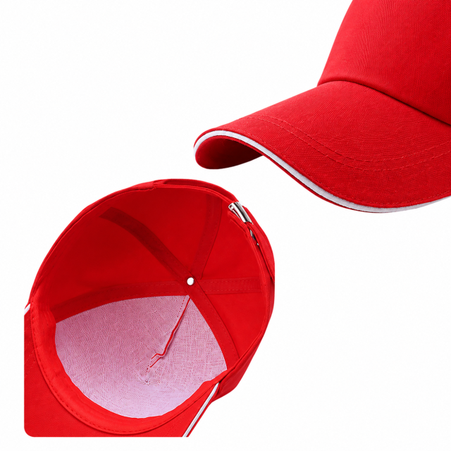 Outdoor Polyester Structured Baseball Cap Sun Hat