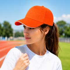 Outdoor Polyester Structured Baseball Cap Sun Hat