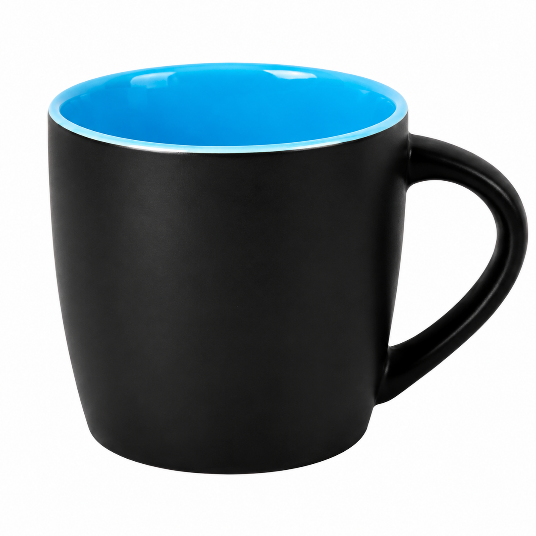 11 Oz Ceramic Coffee Mug With Colorful Interior