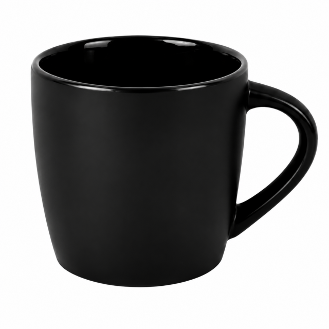 11 Oz Ceramic Coffee Mug With Colorful Interior