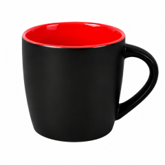 11 Oz Ceramic Coffee Mug With Colorful Interior