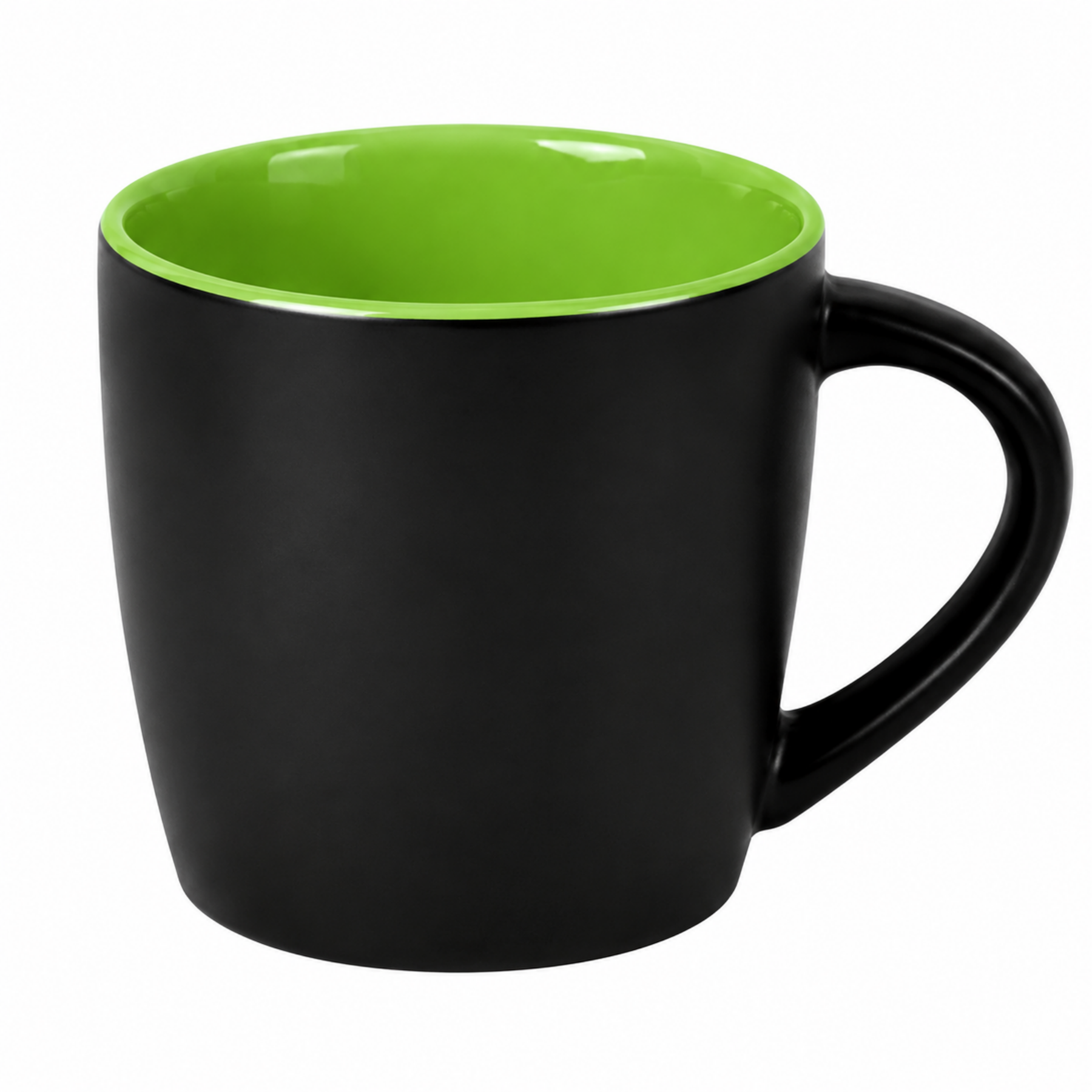 11 Oz Ceramic Coffee Mug With Colorful Interior