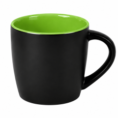 11 Oz Ceramic Coffee Mug With Colorful Interior