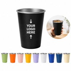 12 Oz Polished Stainless Steel Mug