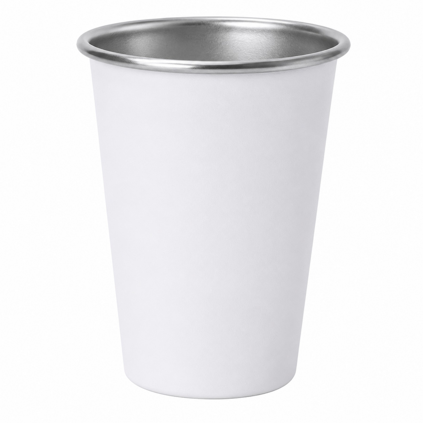 12 Oz Polished Stainless Steel Mug