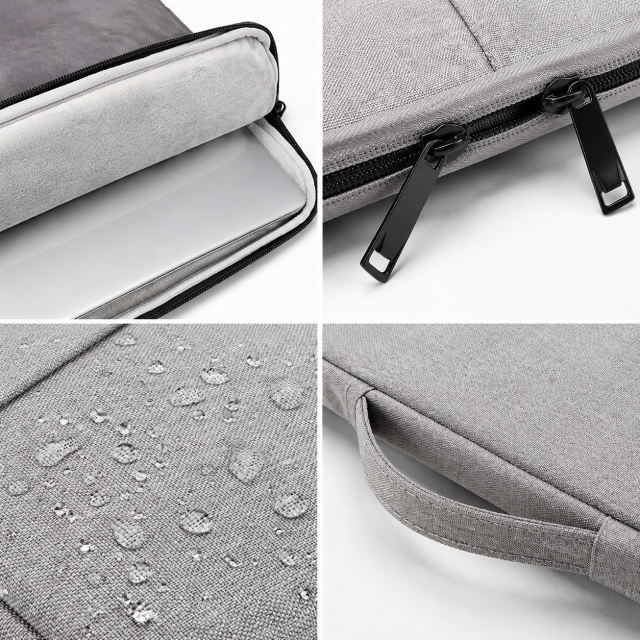 15.6 Inch Slim Water Resistant Laptop Sleeve Carrying Case Bag