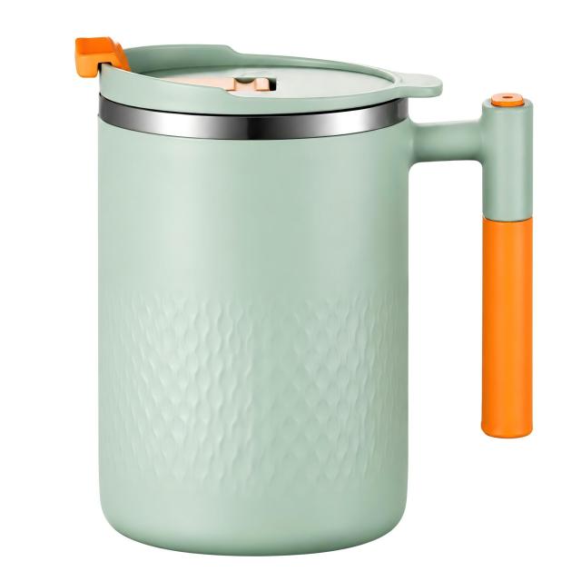 15 Oz Insulated Stainless Steel Travel Mug With Lid