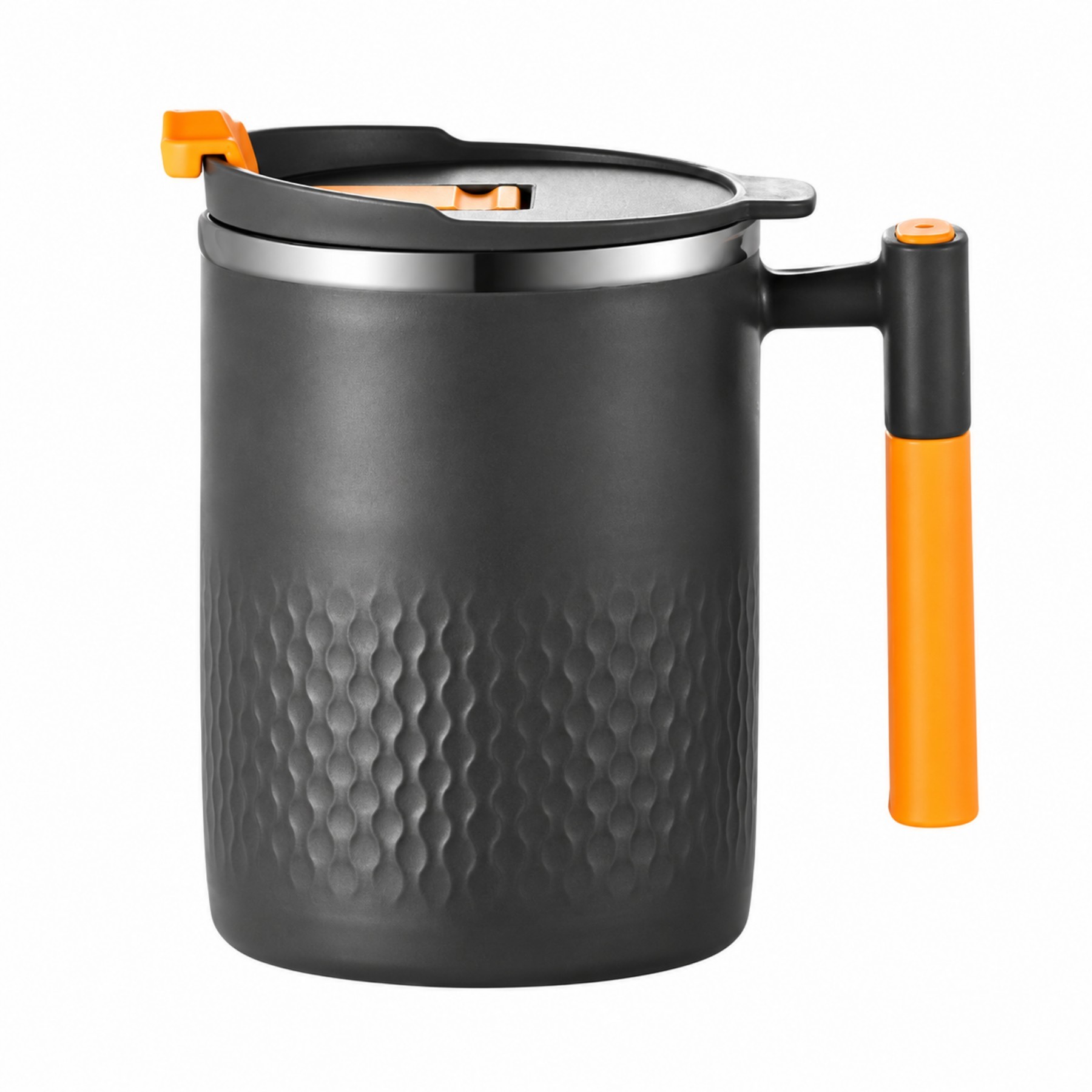 15 Oz Insulated Stainless Steel Travel Mug With Lid