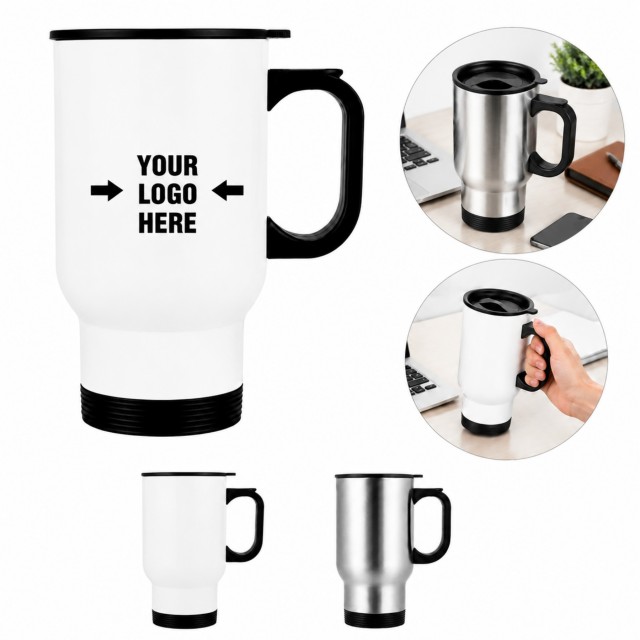 15 oz Stainless Steel Insulated Travel Tumbler