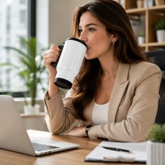 15 oz Stainless Steel Insulated Travel Tumbler
