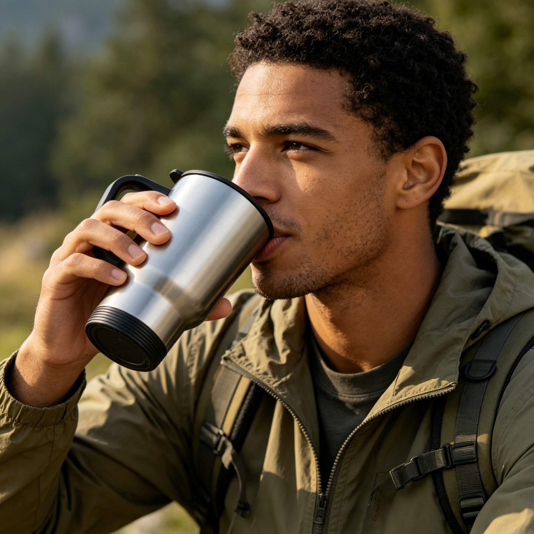 15 oz Stainless Steel Insulated Travel Tumbler
