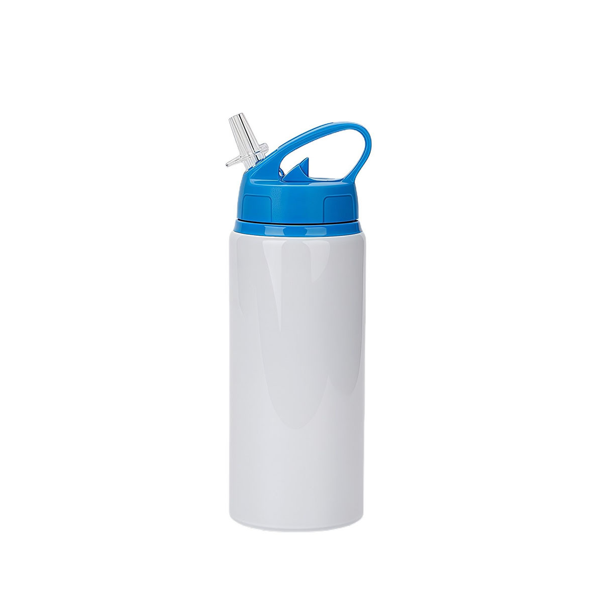20 Oz Aluminum Sports Water Bottle With Straw