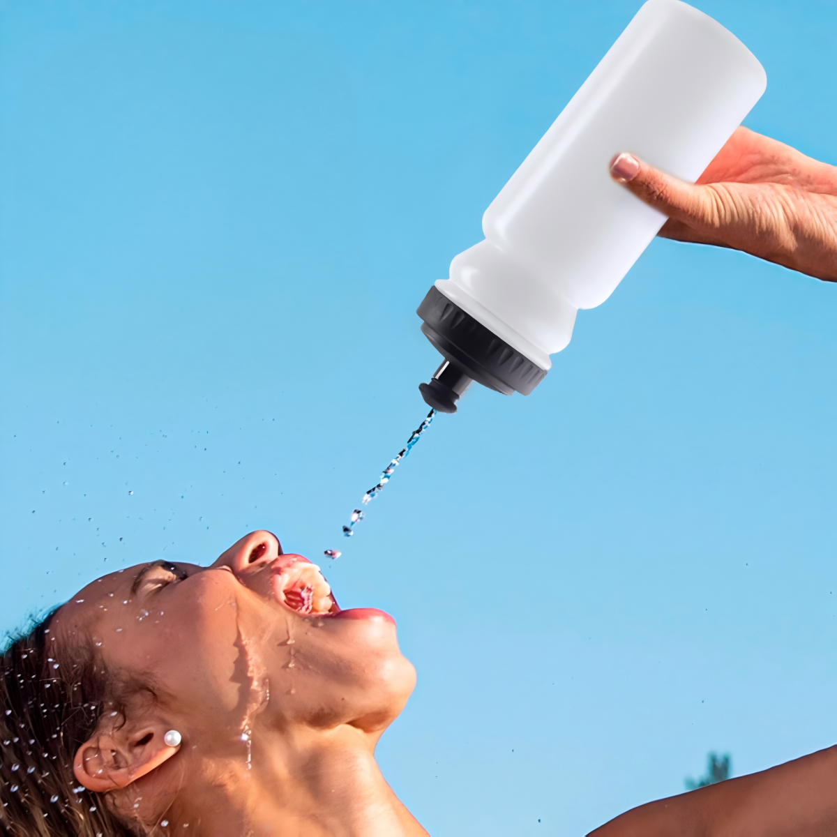 20oz Squeezable Plastic Sport Water Bottle