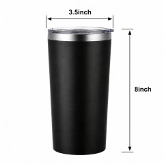 22 oz Stainless Steel Vacuum Insulated Travel Tumbler