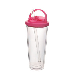 24oz Double Wall Straw Cup