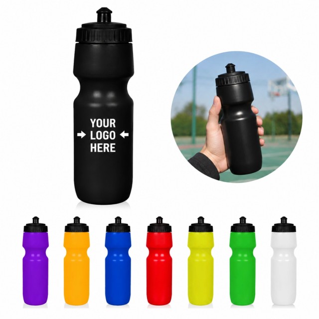 24 oz Push-Pull Bike Water Bottle