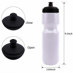 24 oz Push-Pull Bike Water Bottle