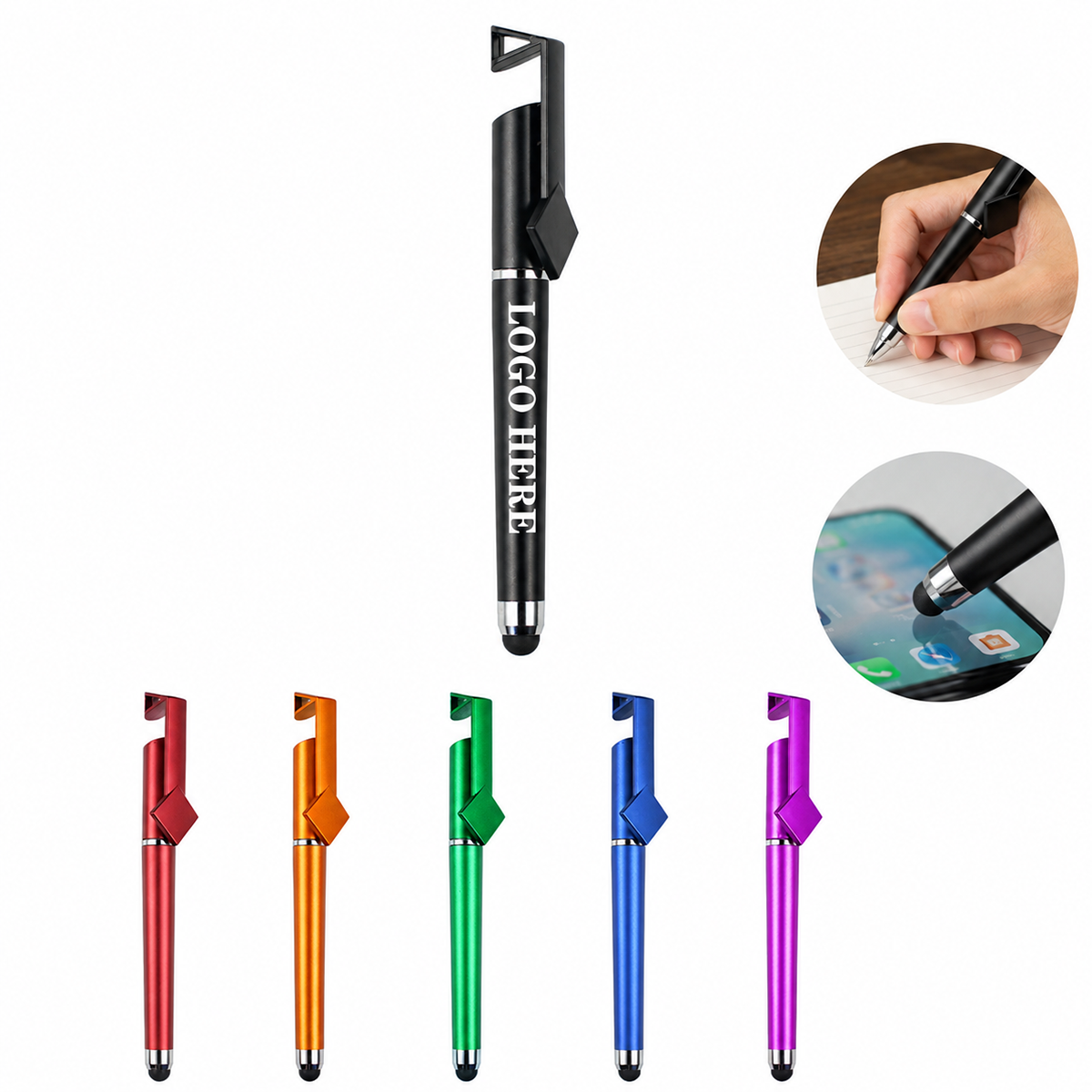3-in-1 QR Code Stylus Pen & Phone Stand