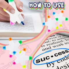 5 In 1 Star Shaped Highlighter Set