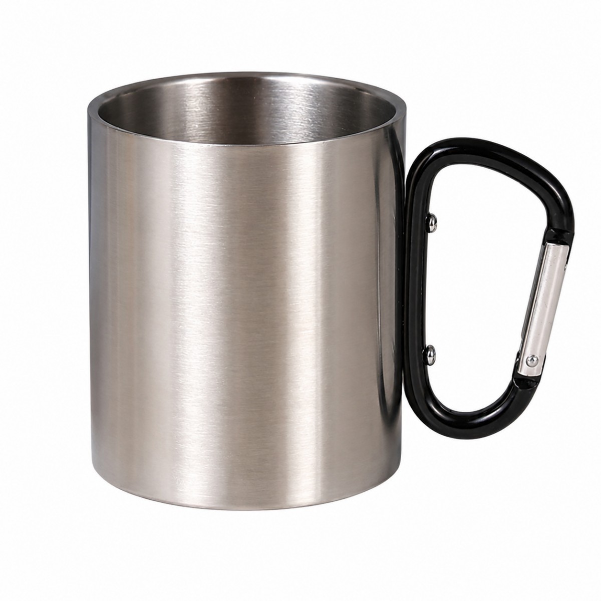 7 Oz Double Wall Carabiner Handle Mug