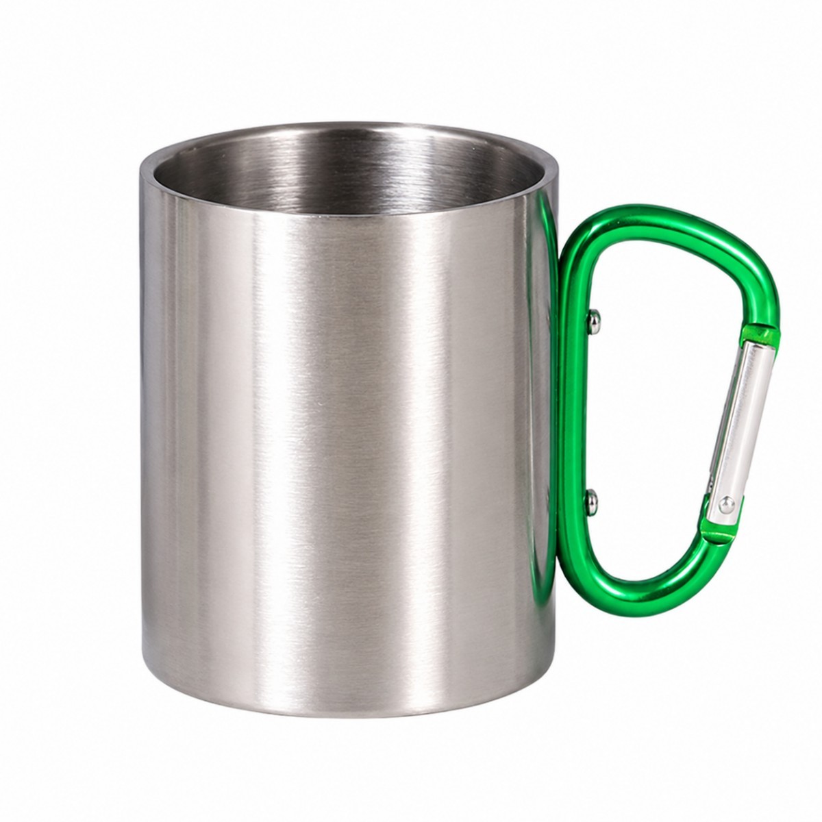 7 Oz Double Wall Carabiner Handle Mug