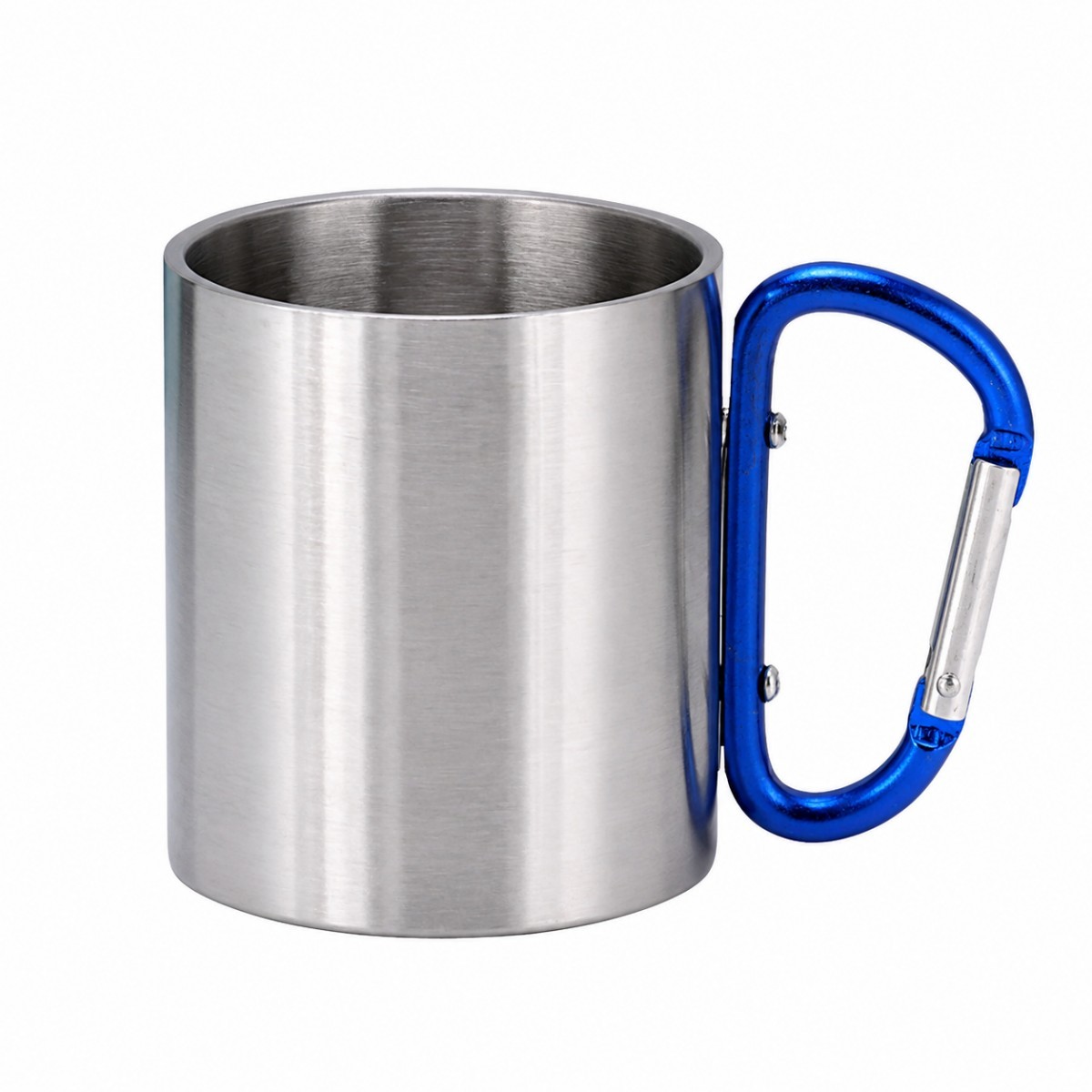 7 Oz Double Wall Carabiner Handle Mug