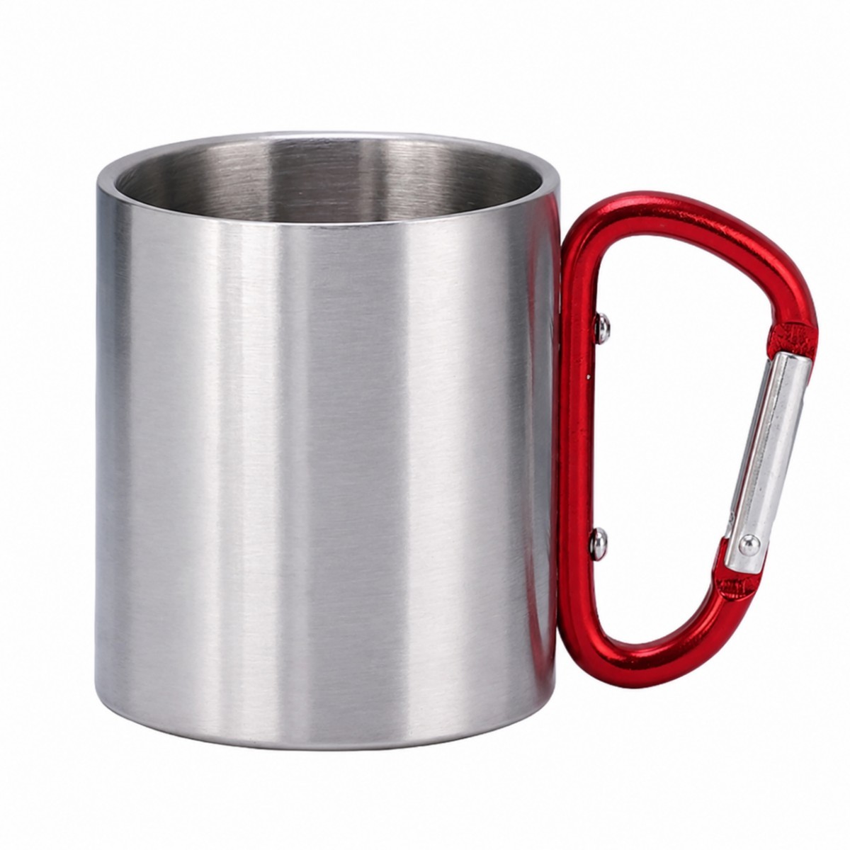 7 Oz Double Wall Carabiner Handle Mug