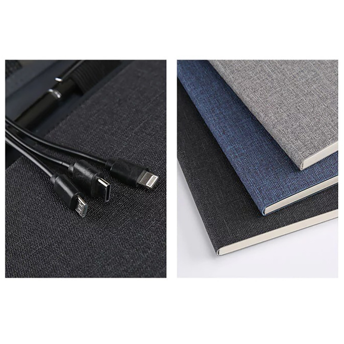 8000mAh Wireless Charging Power Bank Notebook