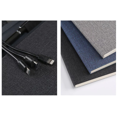 8000mAh Wireless Charging Power Bank Notebook