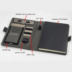 8000mAh Wireless Charging Power Bank Notebook