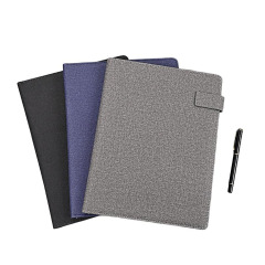 A4 Multifunctional Padfolio Handle Writing Pad Folder