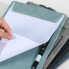 A4 PU Portfolio Folder With Magnetic Clip